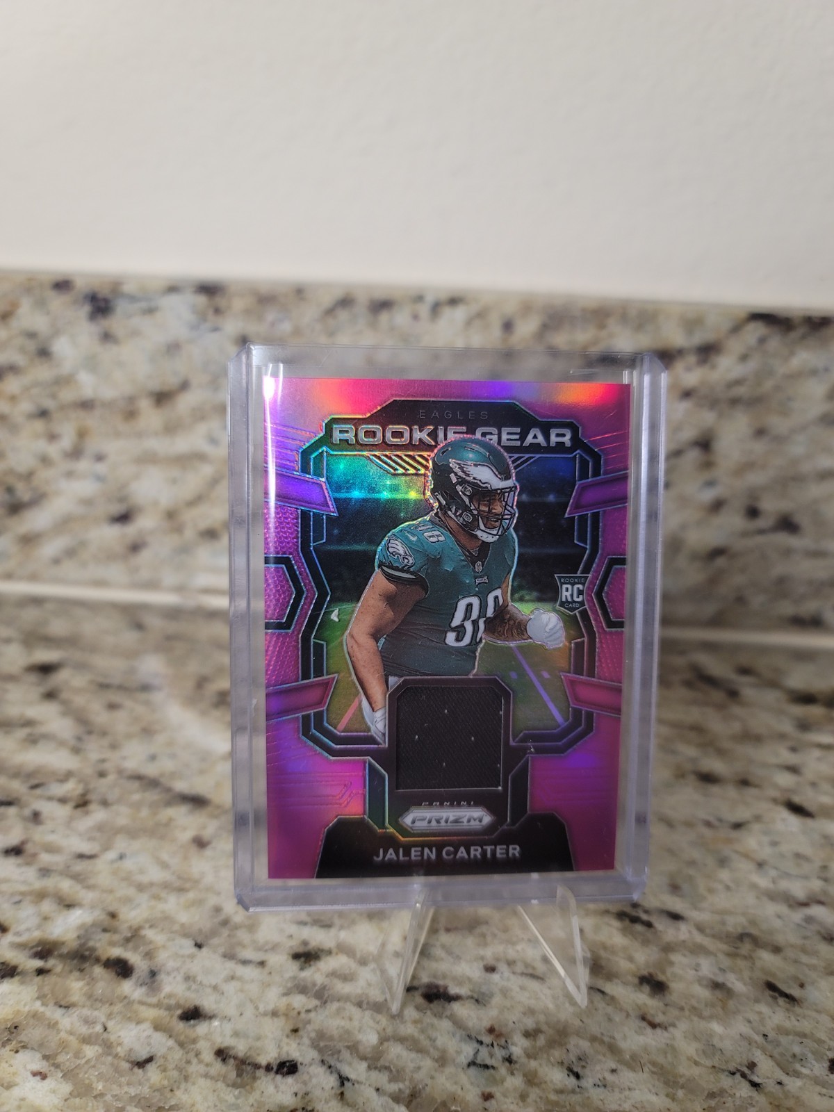 2023 Panini Prizm - Rookie Gear Jalen Carter #RG-JC Pink Prizm (MEM, RC)