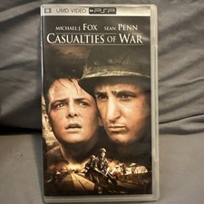 Casualties of War PSP 1989 Michael J Fox Sean Penn. Untested No Booklet