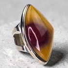 Vintage Jay King DTR Sterling Silver 925 Mookaite Jasper Gemstone Ring Sz 5.5