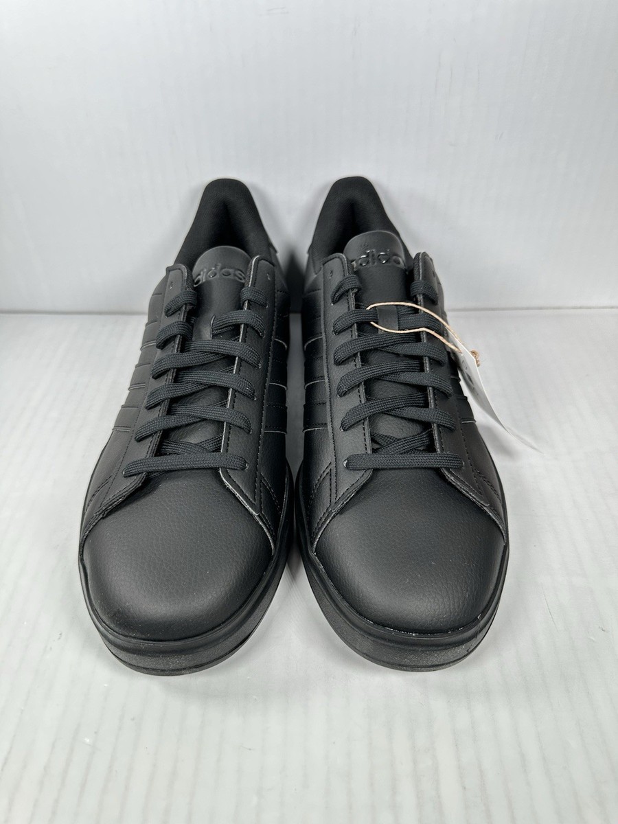 Adidas Grand Court 2.0 Sneakers Sportswear Men\'s Size 10 Black/Black GW9198 Size 10 adidas Grand Court 2.0 Cloudfoam Sneaker Black  main image 2