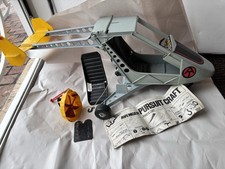 vintage 1976 gi joe Avenger Pursuit Craft Incomplete For Parts W Instruction