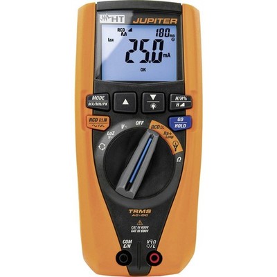 HT Instruments JUPITER Hand-Multimeter, RCD Tester kalibriert (ISO) digital LoZ