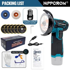 12V Cordless Mini Angle Grinder Portable Cutting Polishing Tool