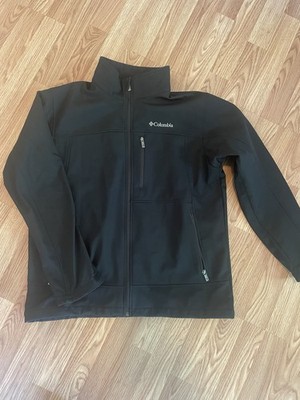 Columbia Men's Ascender Softshell Jacket Polyester Black Size Large