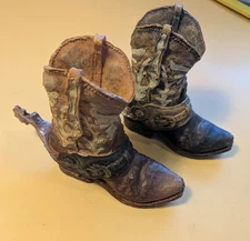 Cowboy boot with spurs K's collection set of 2