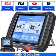 USED XTOOL D8S Bi-directional All System OBD2 Scanner Diagnostic Upgard of D7 D8