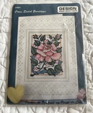 Design Works Crafts Cross Stitch Greetings Cards 701 & 365 Cross Stitch Kits
