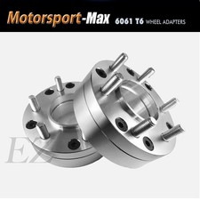 2 Hub Centric Wheel Adapters 5x5 To 6x135 6 Lug F150 Wheel On 5x5 Axle 2 Hub Centric Wheel Adapters 5x5 To 6x135 6 Lug F150 Wheel On 5x5 Axle