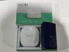 eero 6+ R010001 1-pack Wi-Fi 6 Dual-band Mesh Router Boxed Works No Power Cord