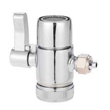 Faucet Diverter Valve, Metal Polished Chrome Sink Splitter, Push-to-Connect 1...