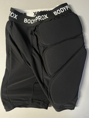 Bodyprox Padded Compression Shorts Small Black EVA Hip Thigh Protective Pads