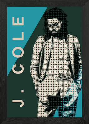 J Cole Stil Gerahmtes Wandbild Poster Leinwanddruck Bild