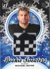 2023 Donruss #HS-MMA Michael Mayer Rookie Holiday Sweater Relics