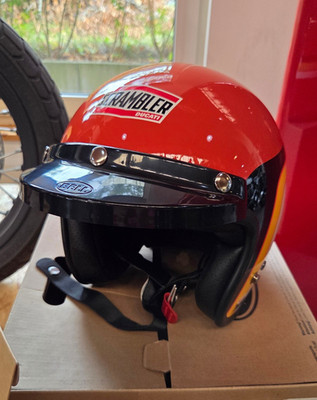 Ducati Scrambler Orange Track Helm Bell Größe S - 981033503