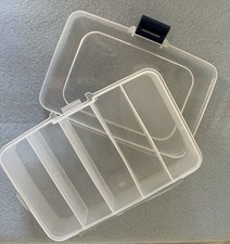5 plastic organizer container storage box