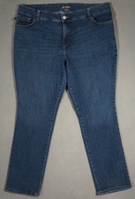 WF07470 LEE HIGH RISE INSTANTLY SLIMS RELAXED, STRAIGHT LEG WOMENS JEANS sz22W M