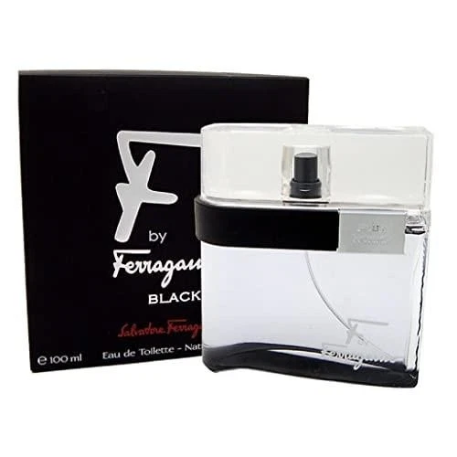 Salvatore Ferragamo Negro Eau De Toilette Spray 3.4 OZ Hombres Fresco Leñoso Oriental Foto 2 de 4