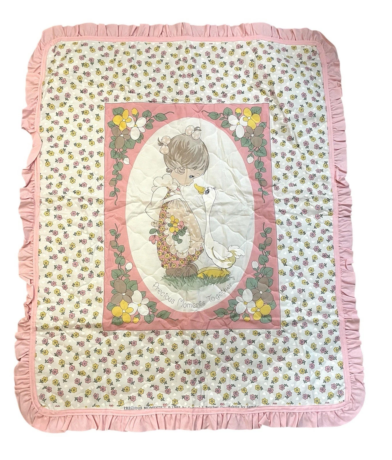 NOS Precious Moments crib bedding pink quilt girl and duck NWT deadstock MINTY
Opens in a new window