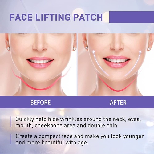 40x Face Tape Lifting Invisible Face Lift Tapes Invisible w/String Super Thin_UK - Picture 10 of 15