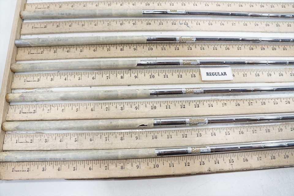 True Temper DG 105 R300 105g Regular 34"36.5" 6p Iron Shaft Set Pulls