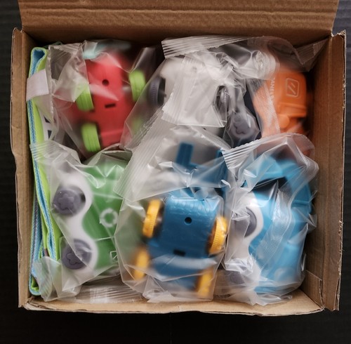 FREE ALASOU 7 Piece Baby Truck Car 4" Moving Toy Set w / Carrying Tote Bag NIB - Picture 2 of 5