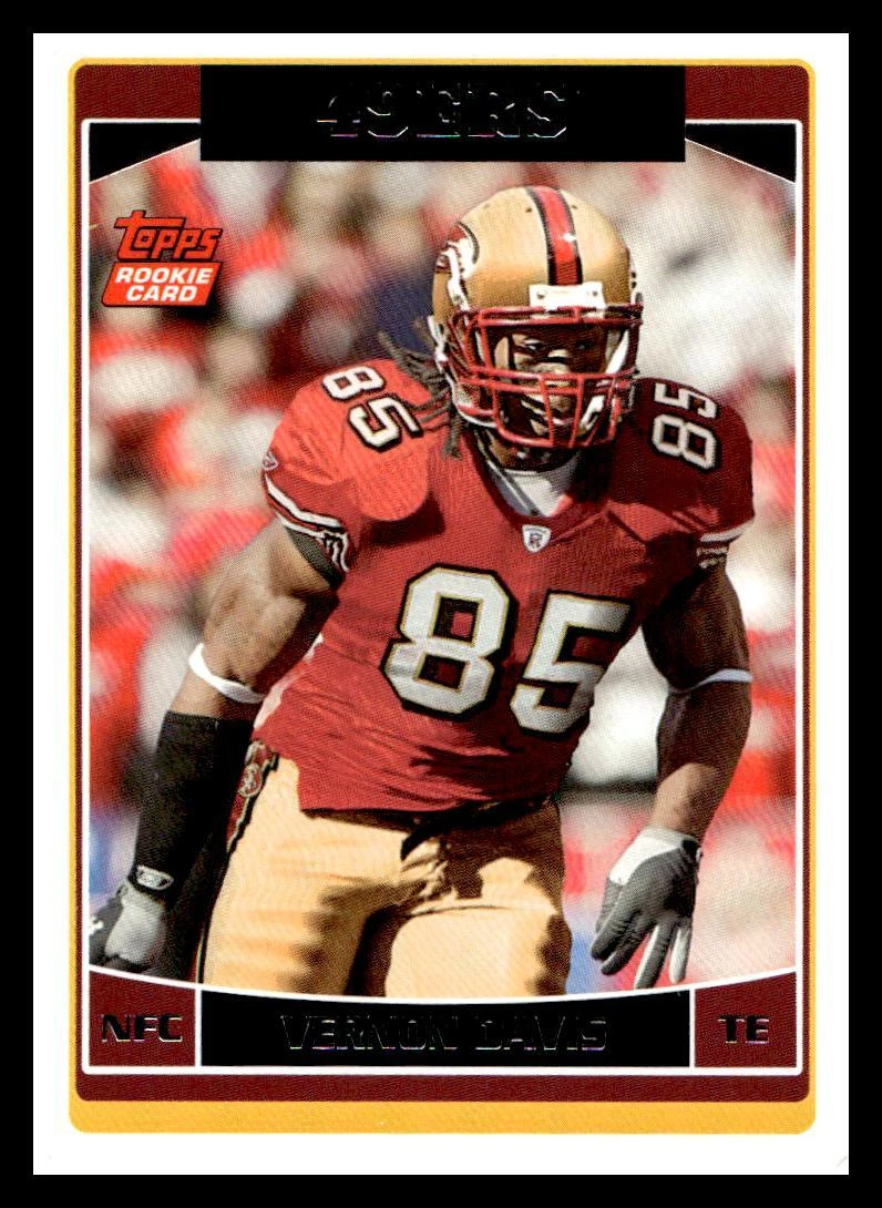 Vernon Davis trading card
