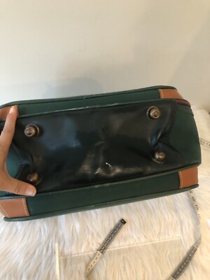 Vintage Colours Alexander Julian Bag 80s/90s Canvas Green Luggage