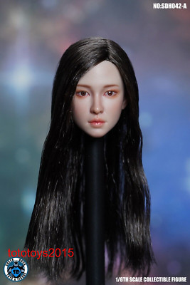 1/6 Asian Beauty Girl Head Sculpt F 12'' Female PH TBL Action Figure Body Toy