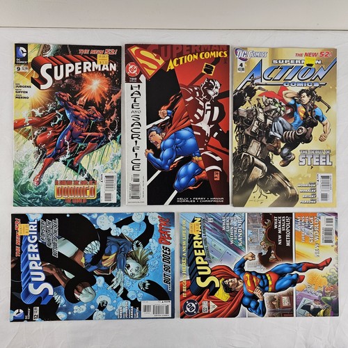 5x Superman Comics DC Comic Book Lot #50 - .99 Cent Auction