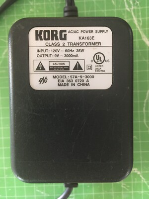 KORG KA163E POWER AC adapter TRITON LE / EMX-1 / ESX / N / KARMA / ELECTRIBE
