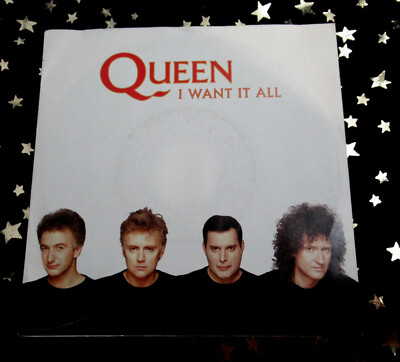 QUEEN - I want it all / Hang on in there * Germany 1989 * TOP SINGLE (M-:))