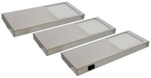Rolux LED Unterbauleuchten Set 3er Set 3x 4W 350mA Zentralschalter