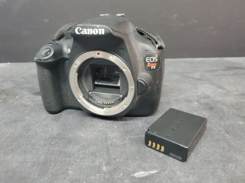 Canon EOS Rebel T5 18.0 MP Digital SLR Camera - Black (Body Only) AS IS - Afbeelding 1 van 8