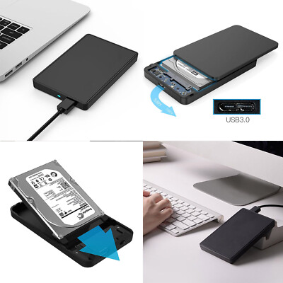 External Disk Reader Crucial Internal Drive Enclosure Box, Case and Cable ONLY