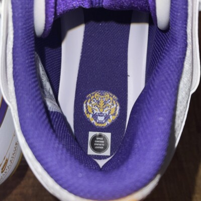 Size 12.5 Nike Alpha Menace Pro 3 LSU Tigers Football Cleats  display picture 2