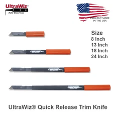 Auto Glass Windshield Removal Tool,Cut Out Long Knife 8", 13",18",24" UltraWiz
