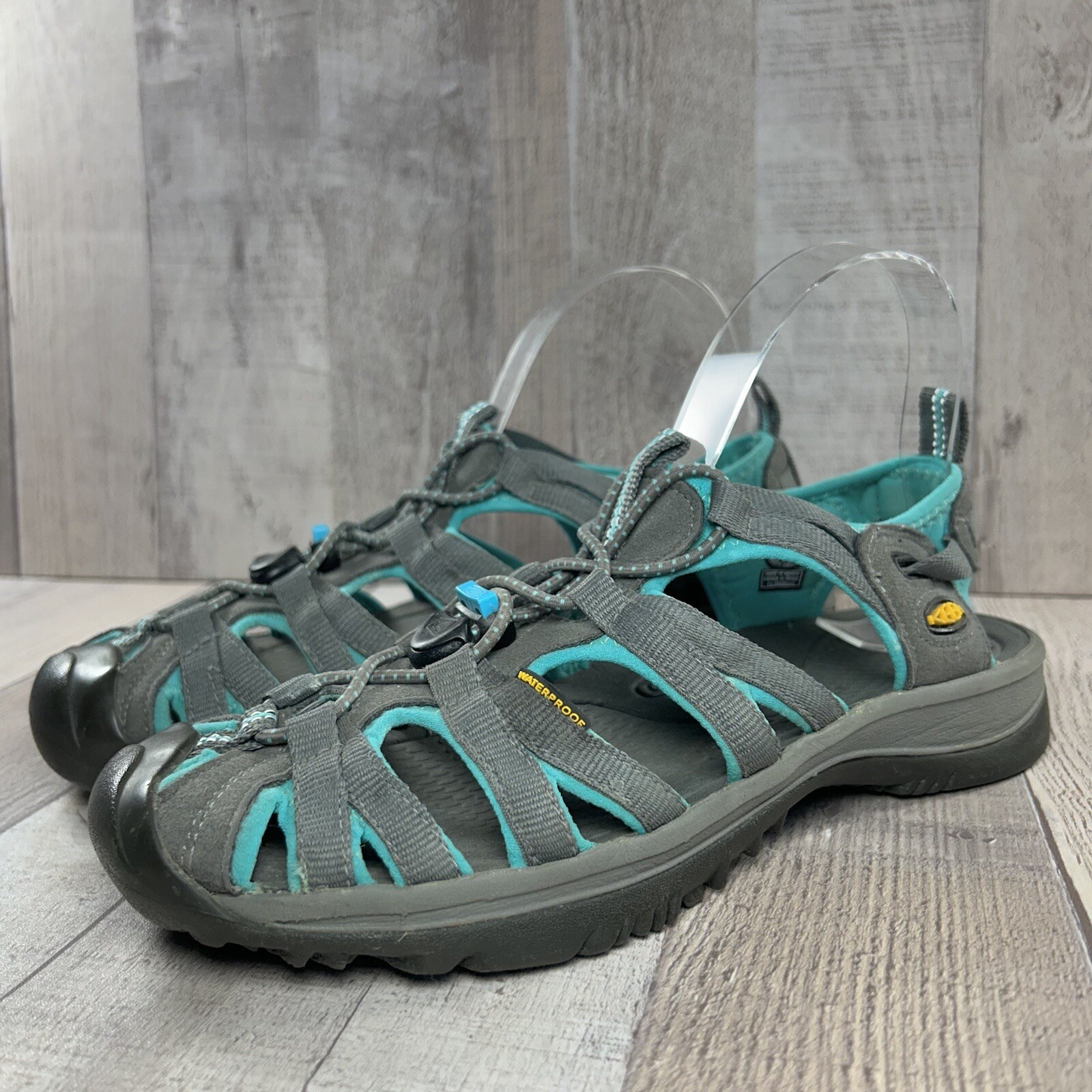 Keen Sandali Donna Whisper Impermeabili Escursionismo Trail Outdoor Grigio Taglia 7 5