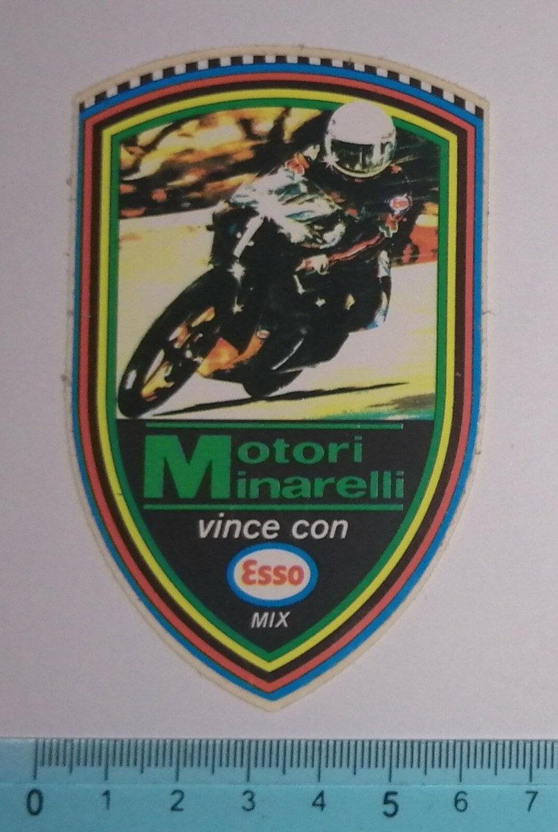 STICKER VINTAGE AUTOCOLLANT MOTO TUNING MOTRON MOTOCICLI ANNI '80 RARE
