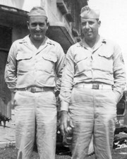 ORIGINAL VINTAGE PHOTO: Military Men Male Uniform Candid Portrait 40's WW2 WWII