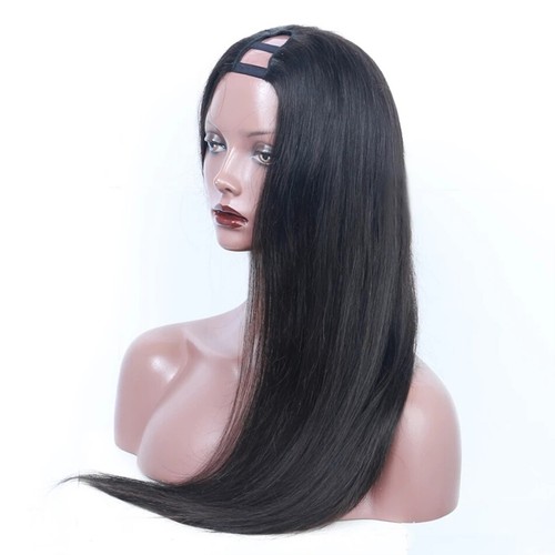150 % Dichte U Teil Perücke Virgin Remy Echthaar Perücken gerade mittlere Teil 1""x4"" - Bild 5 von 9