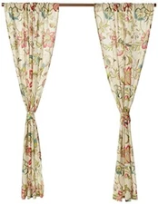 Brissac Tailored Panel Pair With Tiebacks 70 X 63 Red