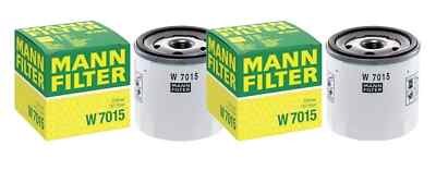 Mann Set of 2 Engine Oil Filters for Ford Jaguar Land Rover Lincoln Mercury