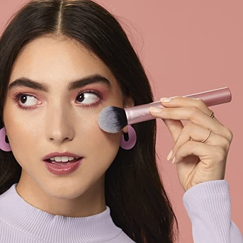 Tapered Cheek Makeup Brush, For Blush, Highlighter, Loose, Or Pressed 1 Count - Picture 7 of 9
