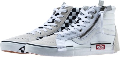 vans sk8 hi reissue cap white