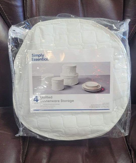 Simply essential quilted dinnerware storage set eBay