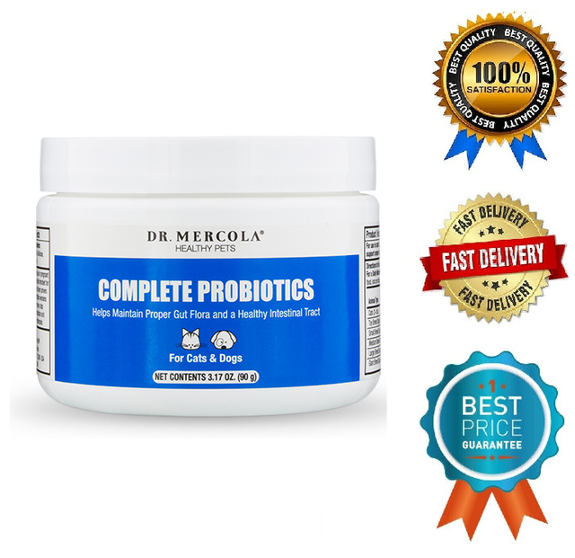 Dr. Mercola Pets Complete Probiotics Cats & Dogs Health 3.17oz eBay