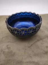 Vintage Celtic Quality Plate Made In England With Consult Blue Bowl 4"