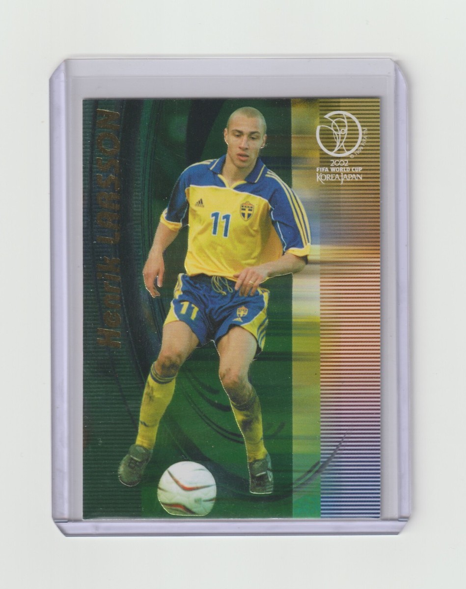 PANINI 2002 FIFA WORLD CUP USA EXCLUSIVE HENRIK LARSSON SWEDEN