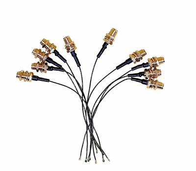 10x10cm RP-SMA Male to I.PX4 plug 50  impedance e.g. Wireless/Bluetooth device