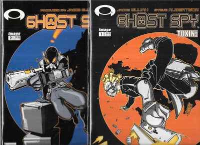 GHOST SPY TOXIN LOT OF 2 - #1 #2 (NM-) IMAGE COMICS